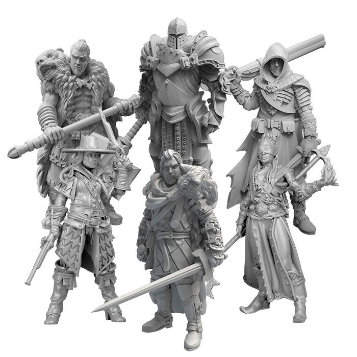 Grim Hollow: Miniature Box Set (Martial Classes)