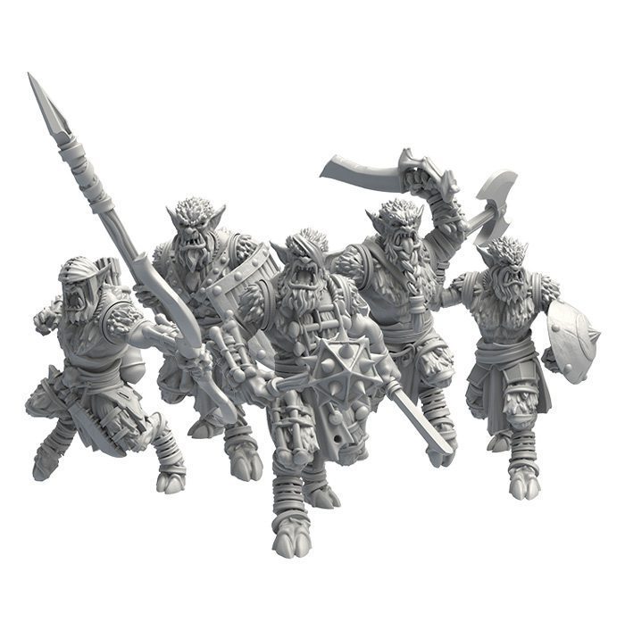 Bugbear Raiding Party Miniature Set