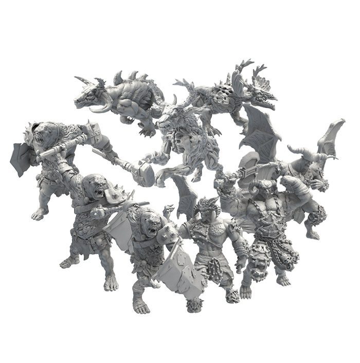Grim Hollow: Monster Grimoire – All Large Miniature Sets