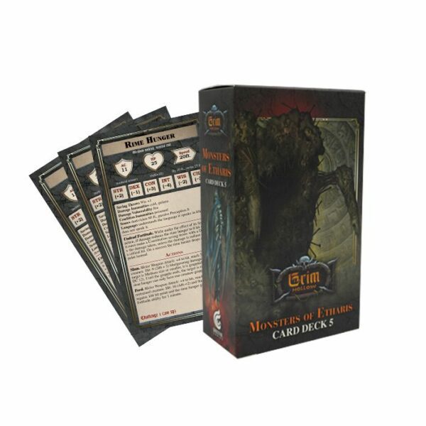 Grim Hollow: Monsters of Etharis - Card Deck 5