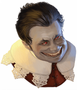 Smiling Villainous Vampire