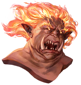 Grim Hollow Fire Troll