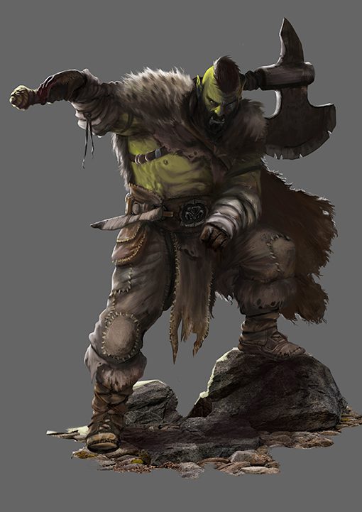 Half-Orc Grim Hollow Valikan