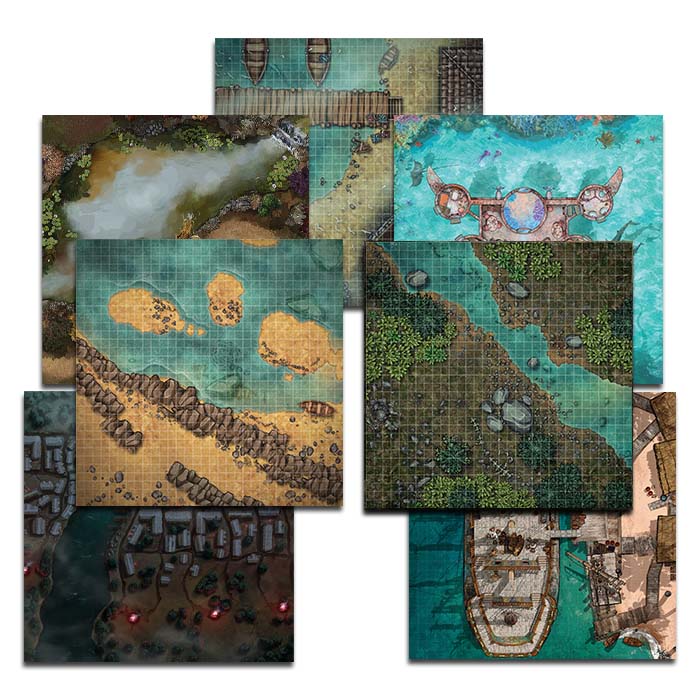 Sunken Isles: Tactical Maps Pack
