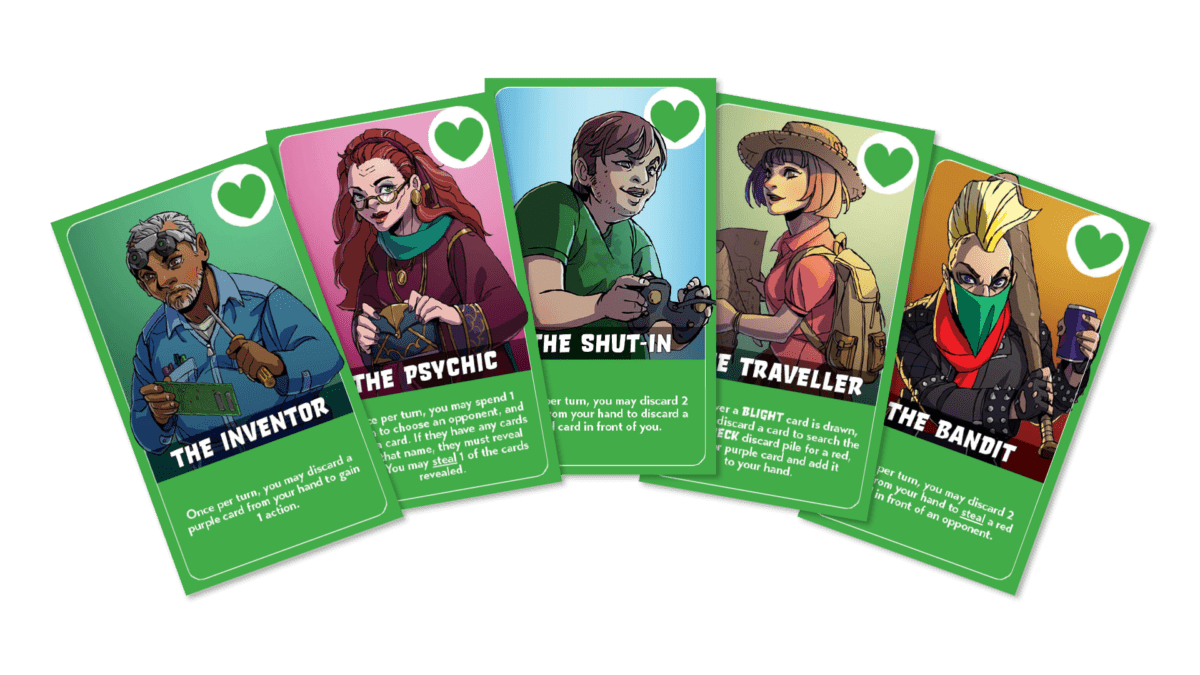 GG_FTB card fans_Core character cards Fight The Blight Core Game