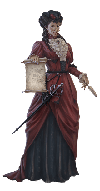 An Infernal Contractor from Grim Hollow Monster Grimoire